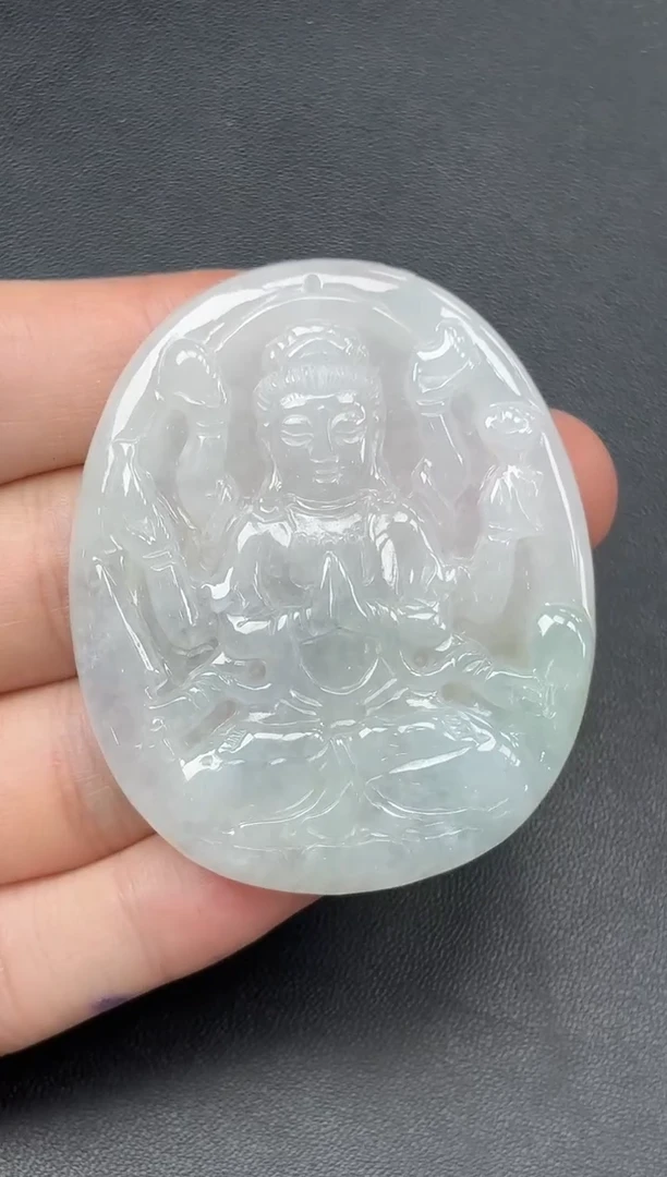 未镶嵌挂件翡翠守护神（千手观音）