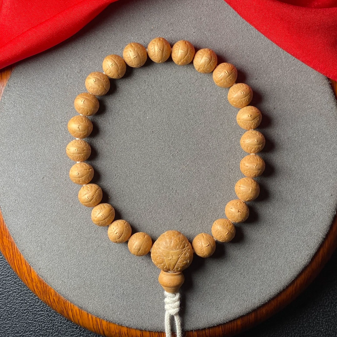尼泊尔精选2025年10.5mm小凤眼菩提手串大眼睛正圆