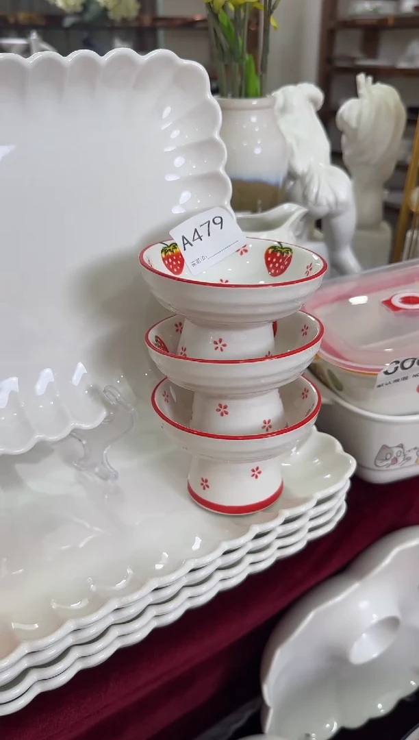 摆件陶A479-3个   仓库微瑕陶瓷清仓福利