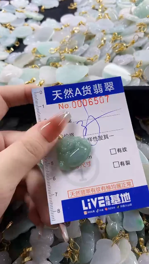 颈饰未镶嵌翡翠天然A货翡翠