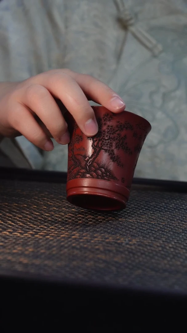 茶杯紫砂福利紫砂江南水乡