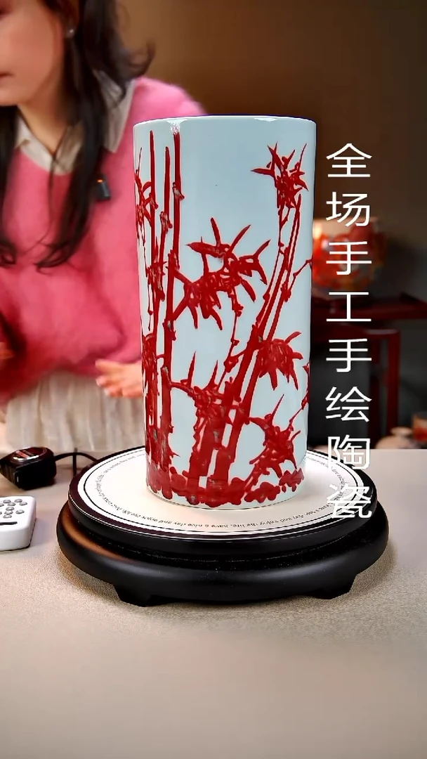 摆件陶景德镇手绘陶瓷39