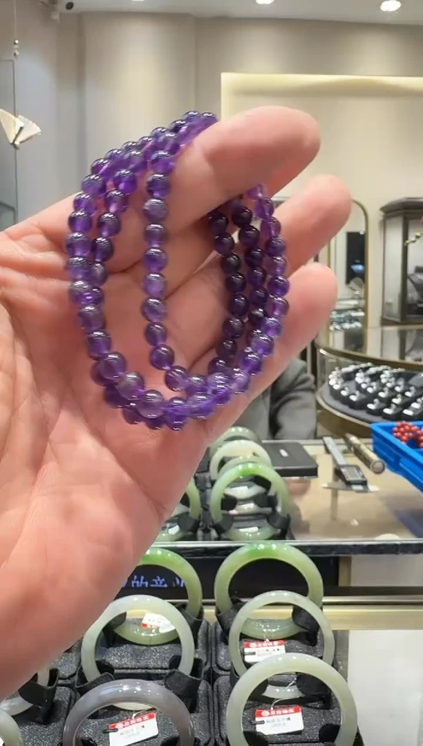 未镶嵌手链水晶多样性发一