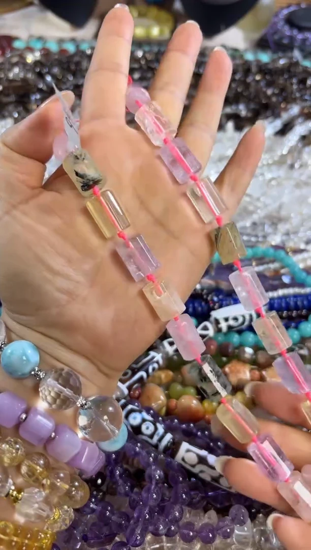 未镶嵌玛瑙/玉髓珠宝半成品卡11＋多宝桶珠