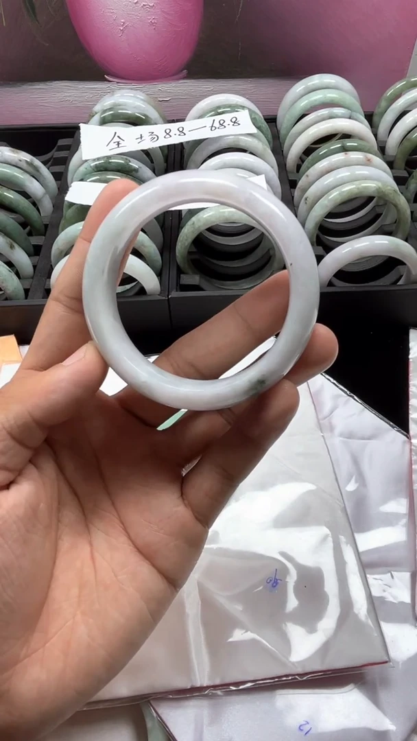 未镶嵌手镯翡翠揽*纯天然缅甸翡翠手镯