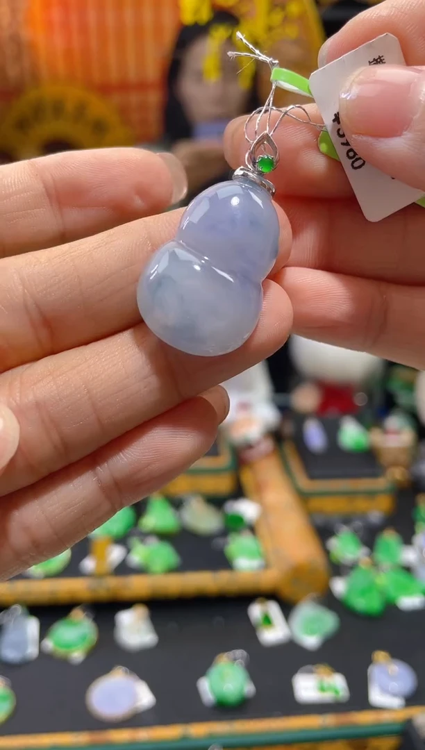 【闪购商品】翡翠颈饰18K金镶嵌假一赔三