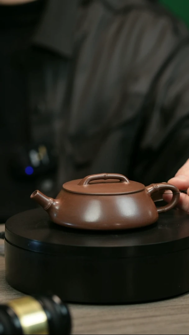 茶壶紫砂五**海H1458赵信军竹节瓢