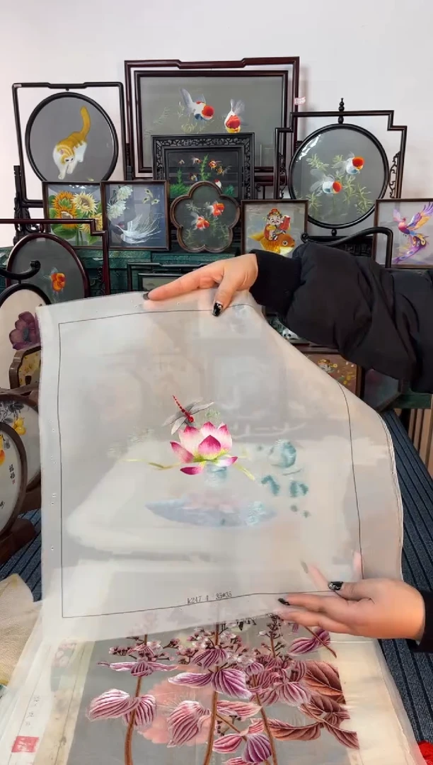 刺绣刺绣双面绣摆件1