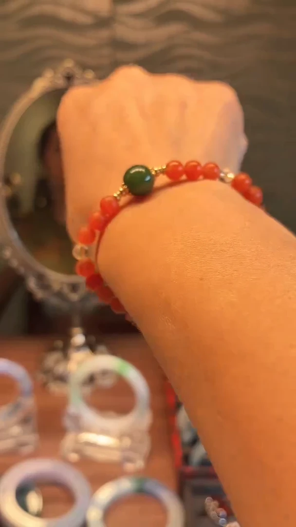 未镶嵌手链南红玛瑙和田玉手串