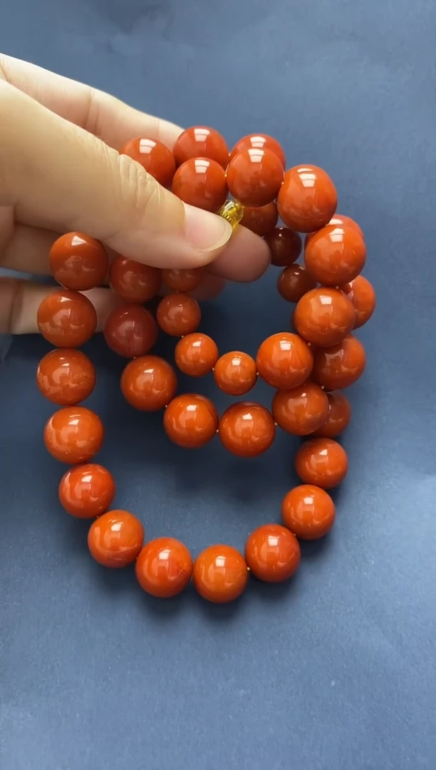 颈饰未镶嵌南红玛瑙项链