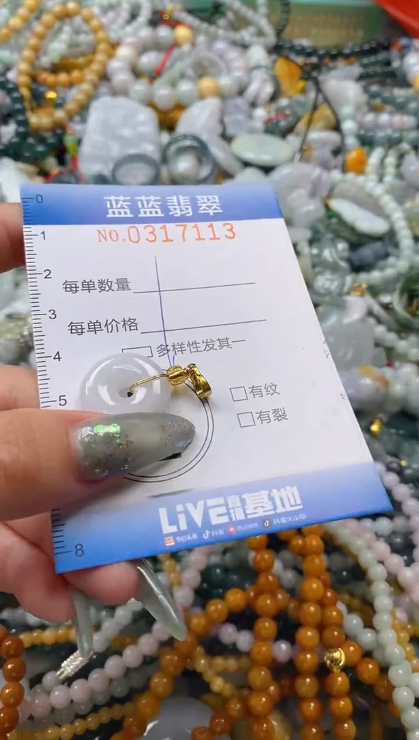 翡翠未镶嵌颈饰闪购0317113