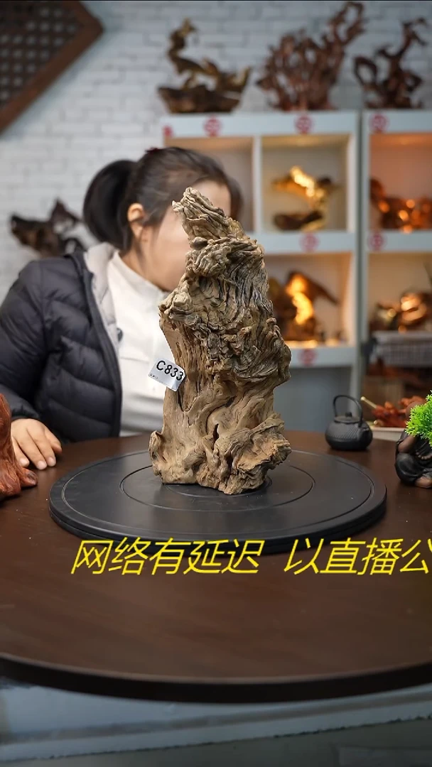木木雕款壶*云南百花梨摆件