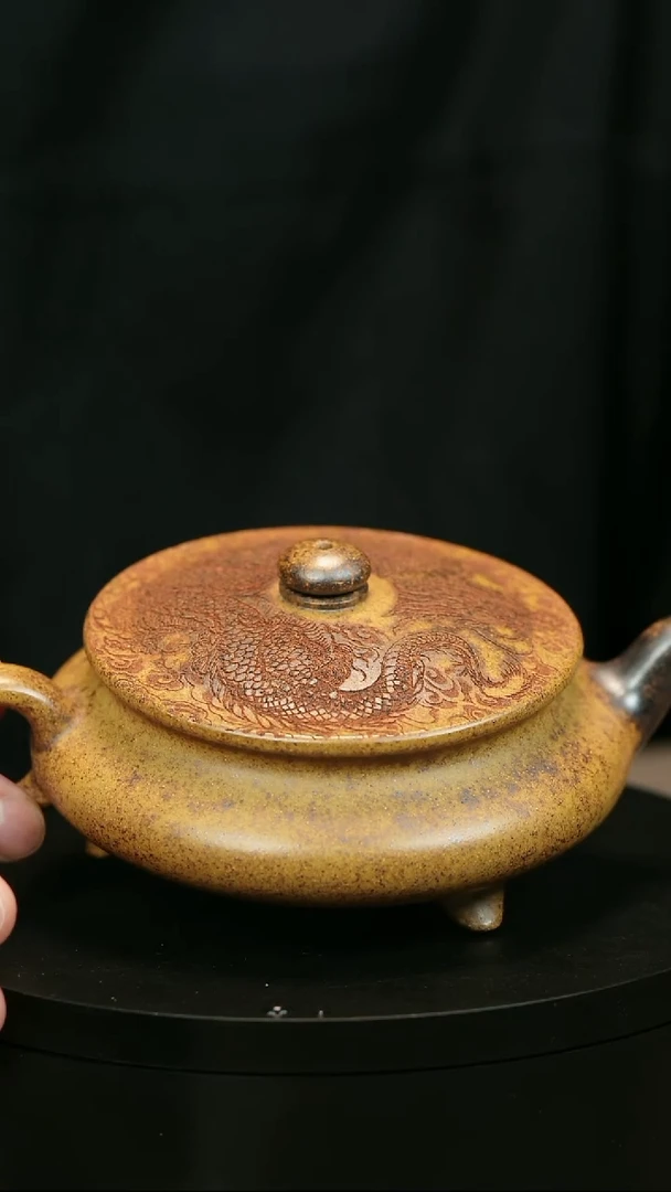 茶壶紫砂危***陈H2134顾建平柴烧大明扁炉
