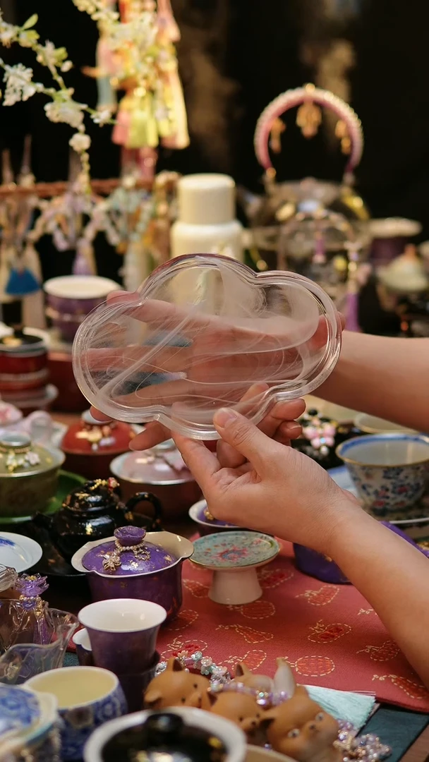 【闪购商品】摆件白色壶承白色壶承