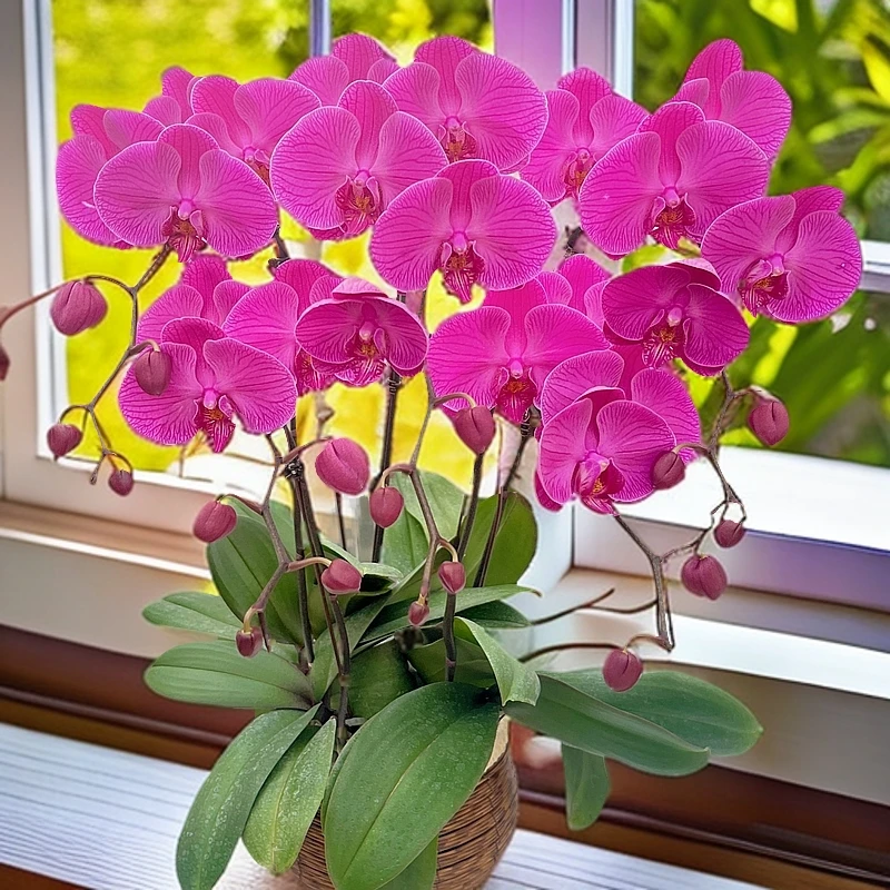 蝴蝶兰【玉玲珑】花期巨长新手推荐 好养耐养乔迁送礼广西基地直发