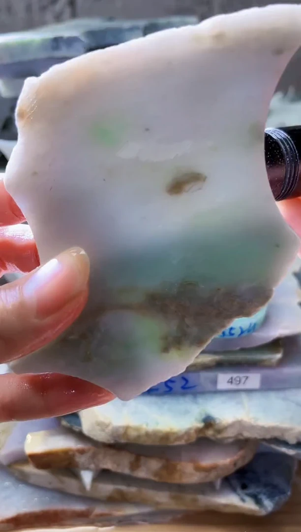 裸石翡翠天然翡翠A货石 南 243