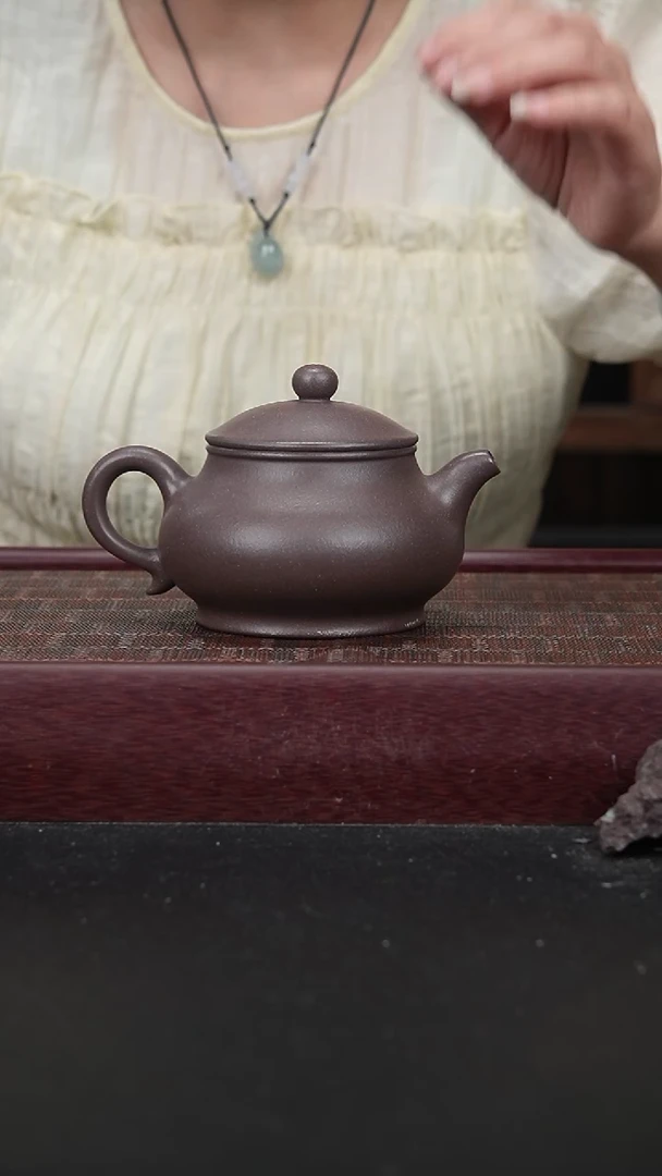 茶壶紫砂满砂天青潘壶