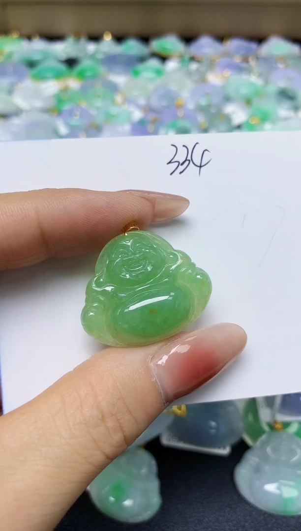 翡翠未镶嵌颈饰 天然缅甸翡翠A货