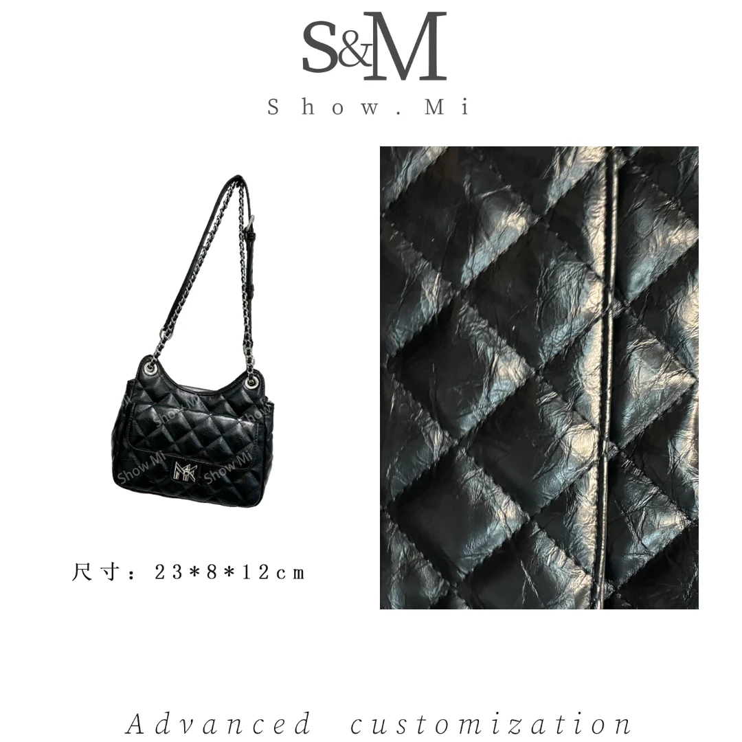 【Show Mi】FES-5155-黑色-轻奢小众时尚百搭女士包sm