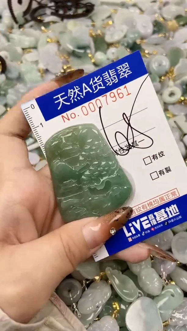 【闪购商品】翡翠颈饰未镶嵌天然A货翡翠