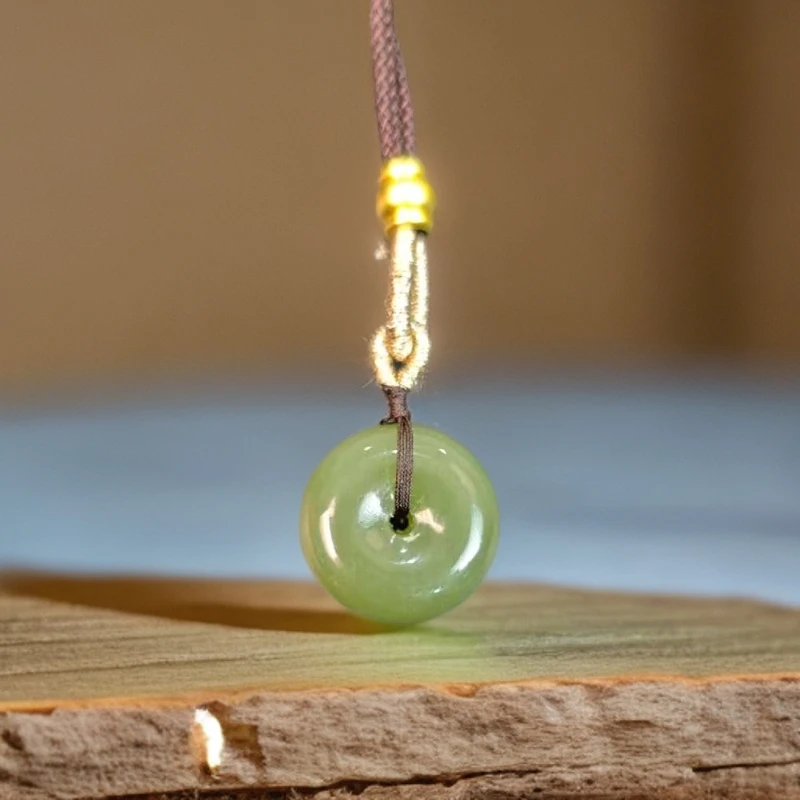 天然和田玉 青黄口平安扣 1392