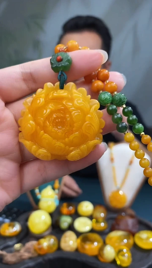 裸石琥珀未镶嵌基地发货 一物一证 顺丰包邮