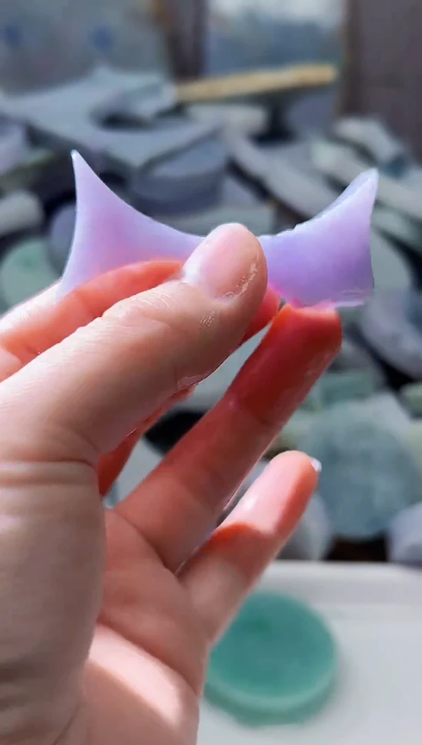 裸石翡翠天然翡翠A货余 南 729