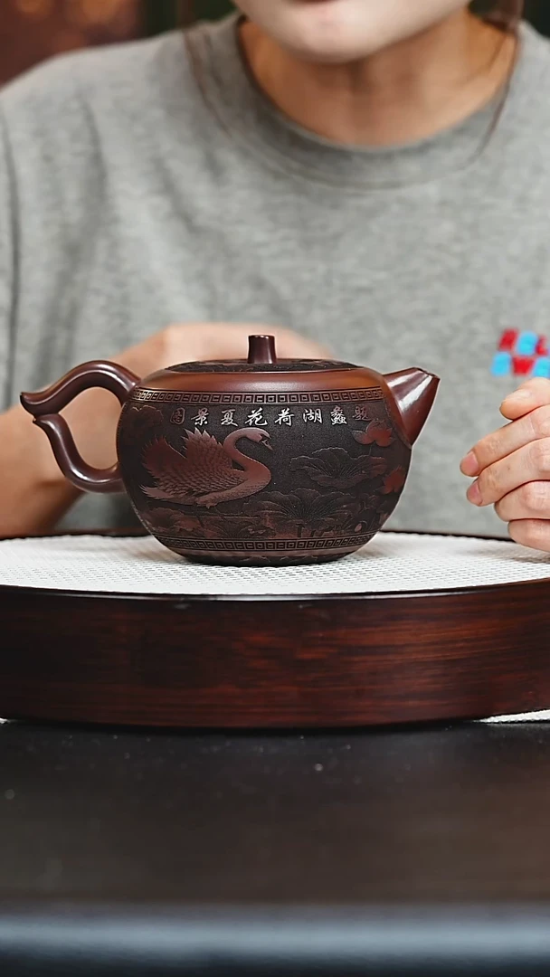 茶壶紫砂紫砂壶 石红