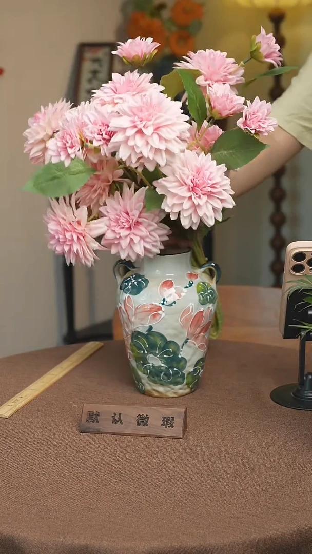 景德镇纯手工手绘陶瓷花瓶器不带花