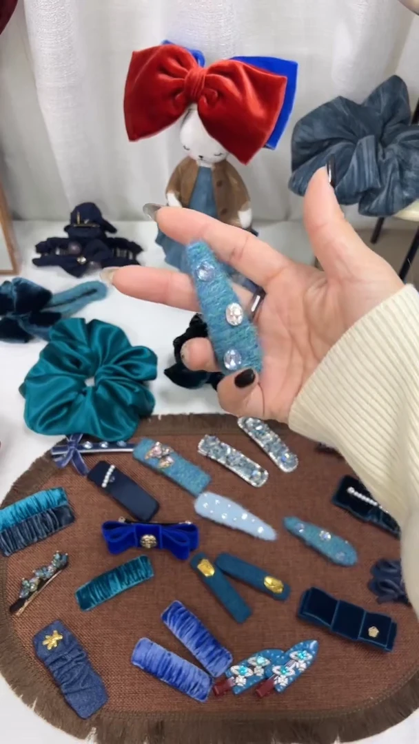 非金属布艺简约发饰