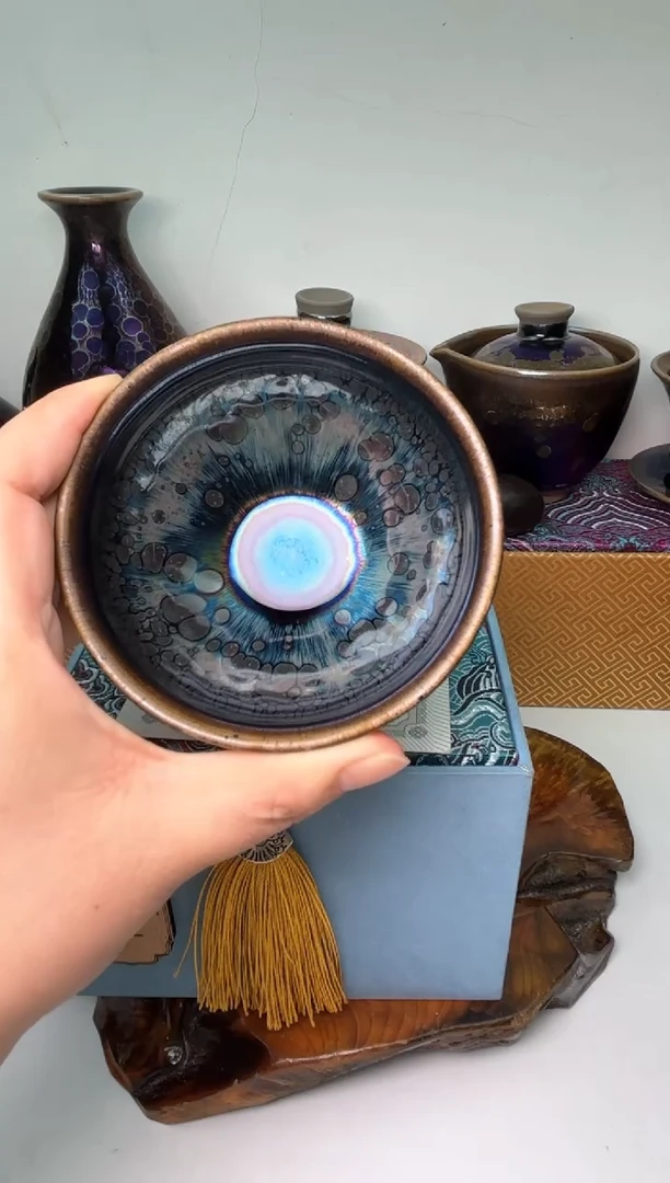 茶盏春申阁福利1只矮束