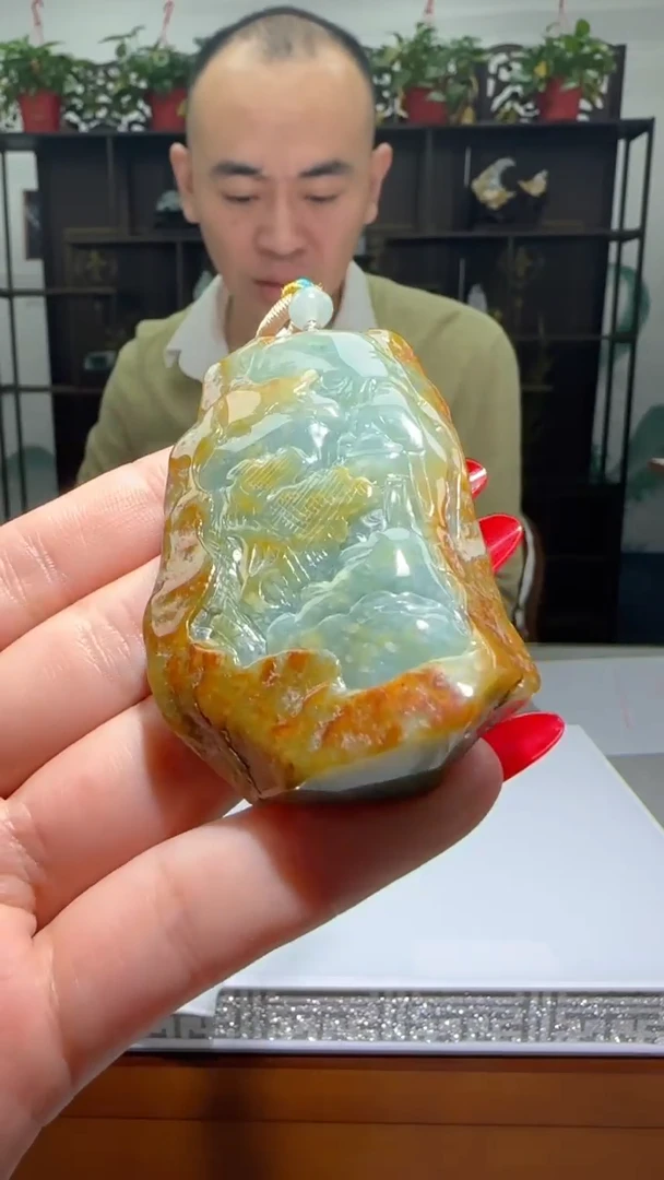 【闪购商品】翡翠颈饰未镶嵌天然翡翠A货吊坠