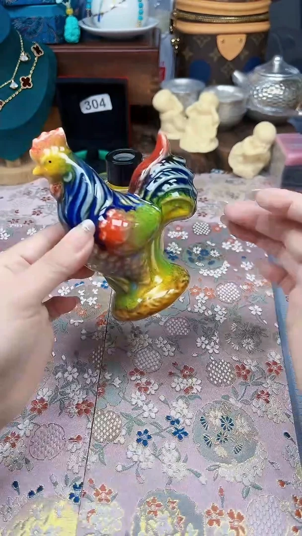 瓷片陶茶666文玩周边多人茉莉清茶