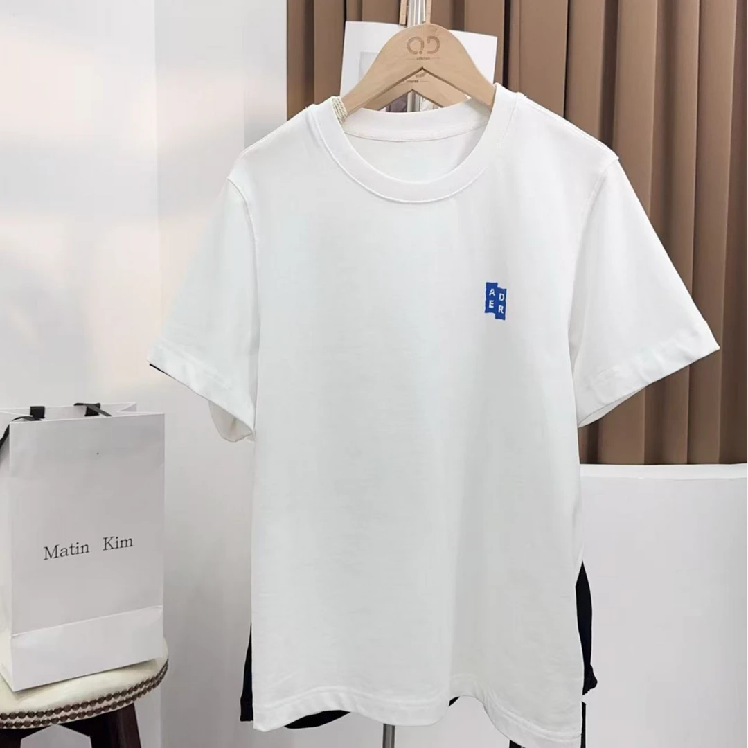 2025女装圆领短袖T恤新款简约基础logo装饰半袖