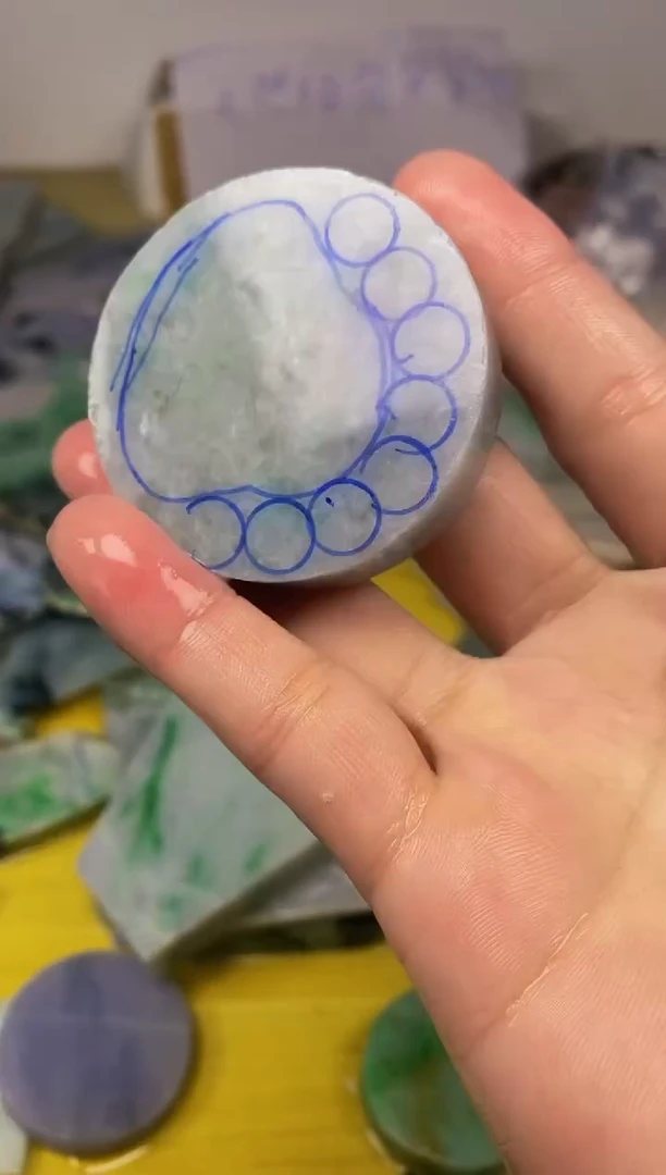 散珠翡翠天然缅甸翡翠A货355