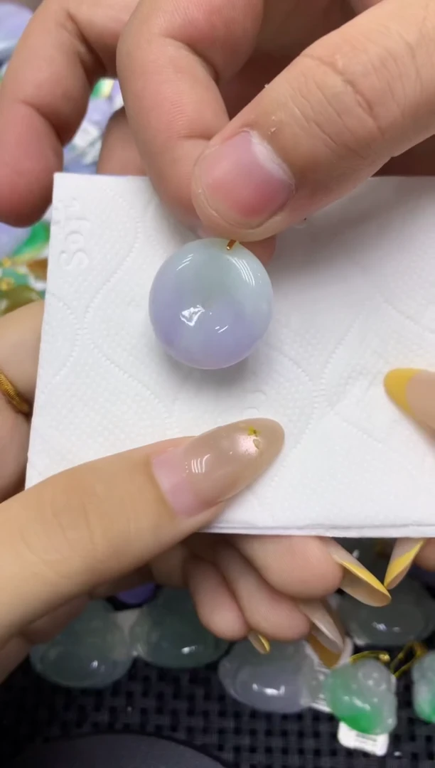 颈饰未镶嵌翡翠天然缅甸翡翠A货