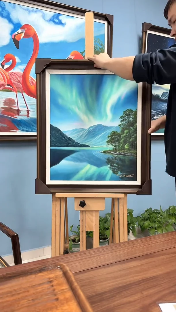 油画19极光-陶宗建-油画