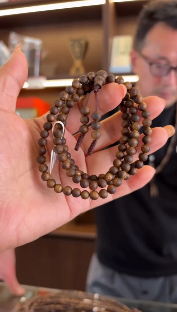 沉香手串卡5/9克乌身圆叶多样性发货一条