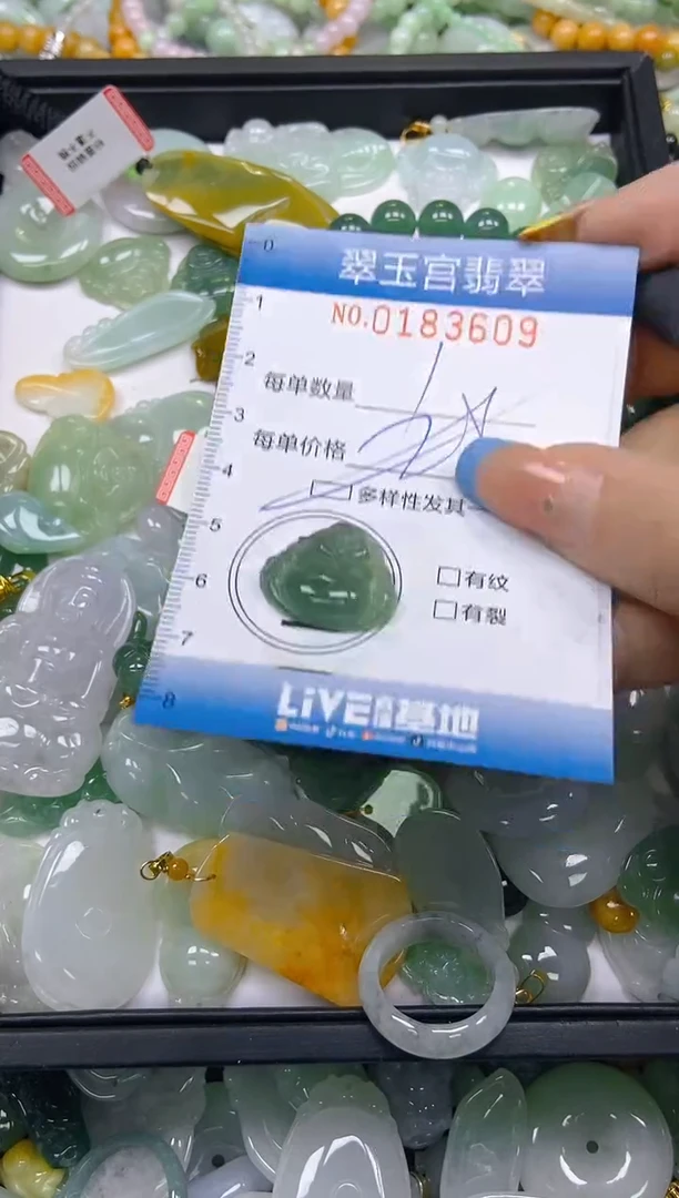 翡翠未镶嵌颈饰闪购0183609多样性发其一