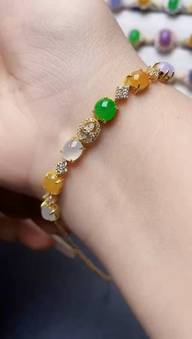 银S925镶嵌戒指翡翠0610