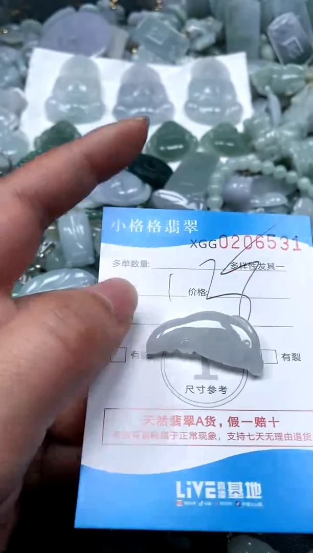 【闪购商品】翡翠颈饰未镶嵌闪购商品0206531