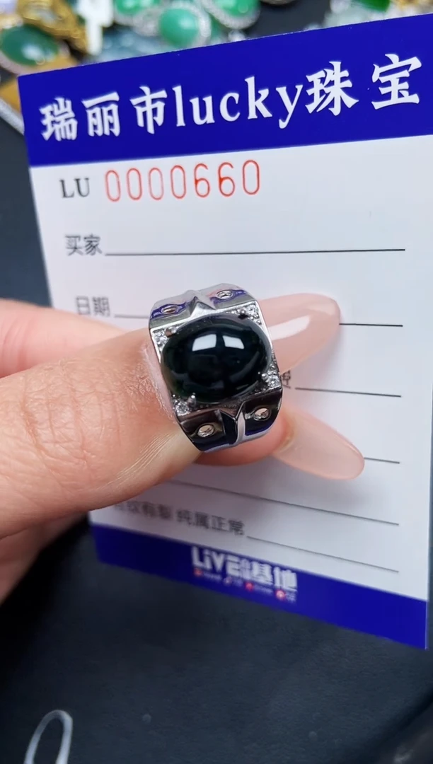 【闪购商品】翡翠颈饰银S925镶嵌0660