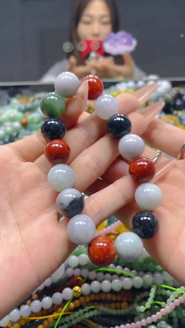 颈饰未镶嵌翡翠13MM