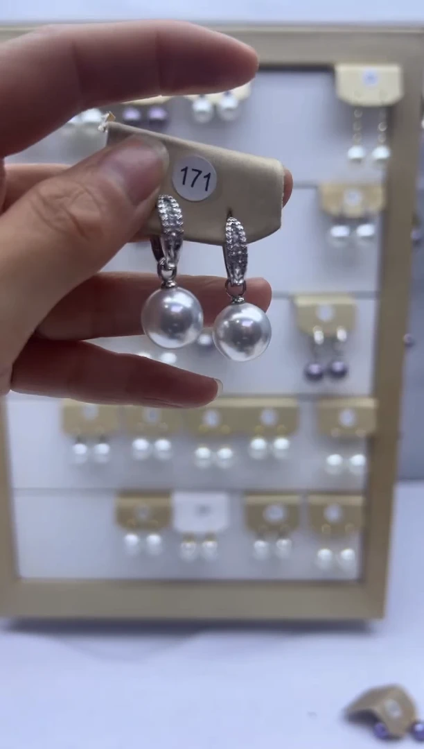 未镶嵌耳饰淡水珍珠171