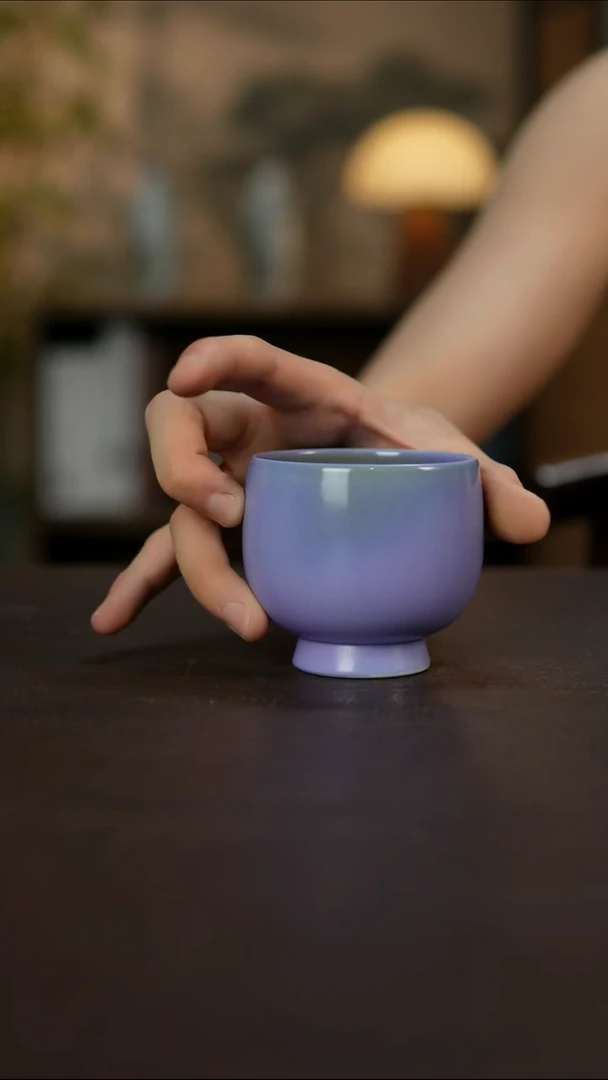 杯景德镇陶瓷杯碗柴烧多人