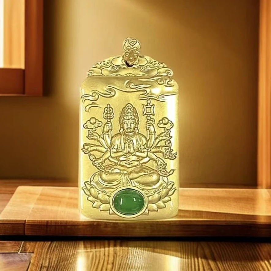 男士爆款千手观音玛瑙吊坠-赠送链子-带礼盒证书