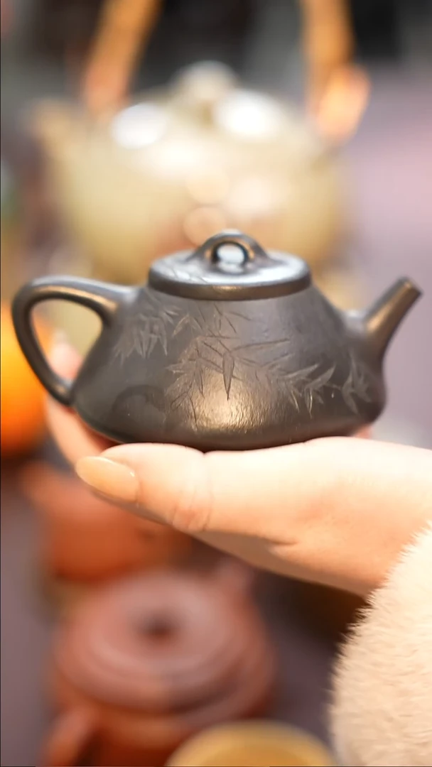 茶杯紫砂茶壶紫砂紫砂石瓢