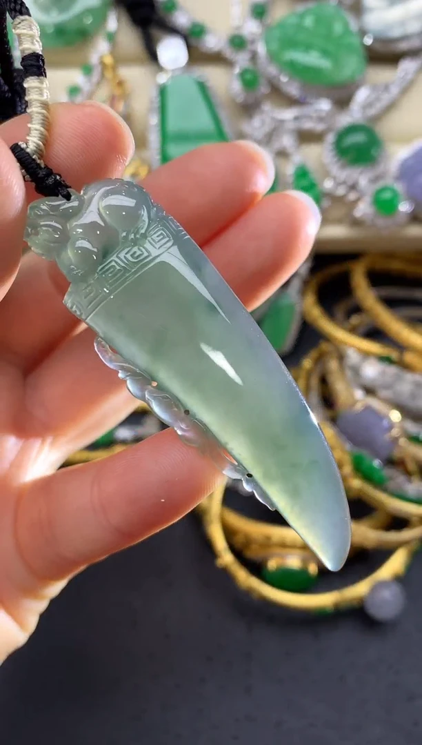 翡翠未镶嵌颈饰171-中国好珍宝