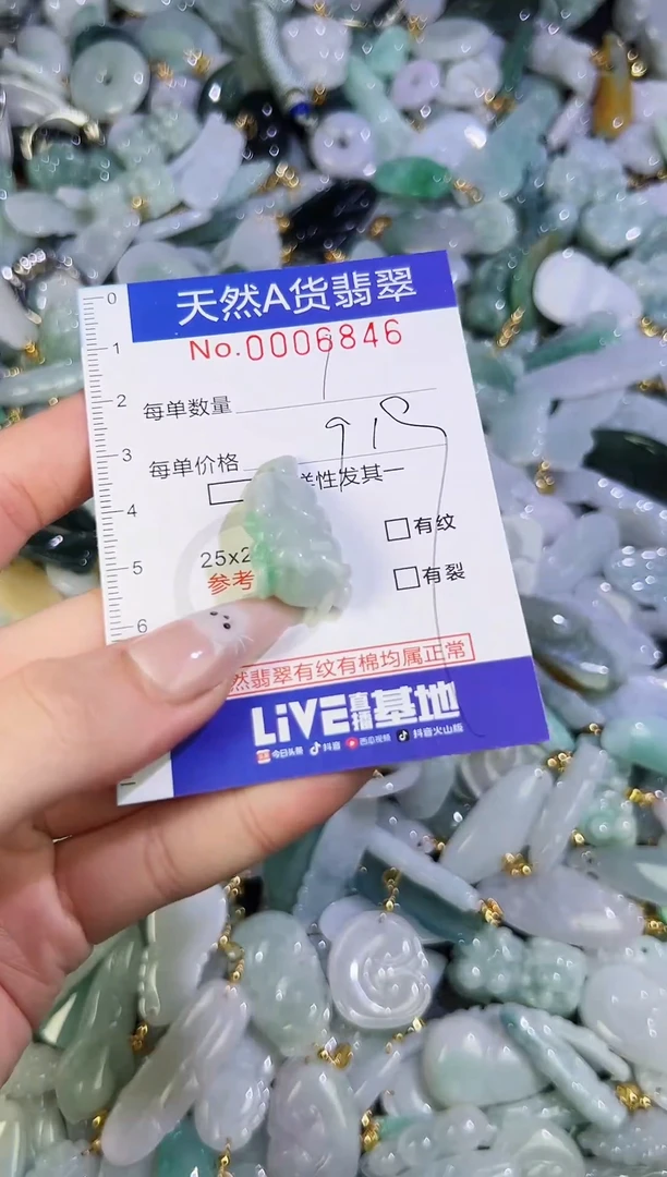 【闪购商品】翡翠颈饰未镶嵌天然翡翠A货