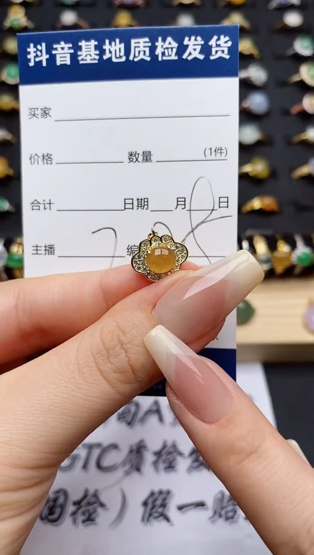 翡翠银S925镶嵌颈饰...........